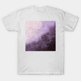 Purple Watercolor Cloud Painting T-Shirt